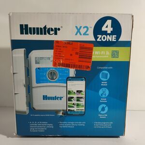 Hunter X2-400 4-Station Sprinkler Timer Controller With WiFi Capabilities